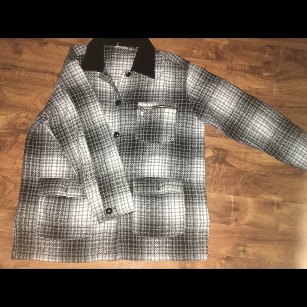 Black and white jacket